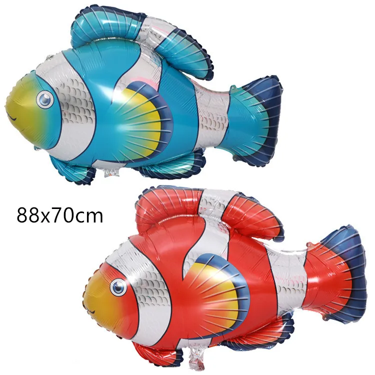 Мультфильм шляпа большая рыба фольги шар океана животных тематические