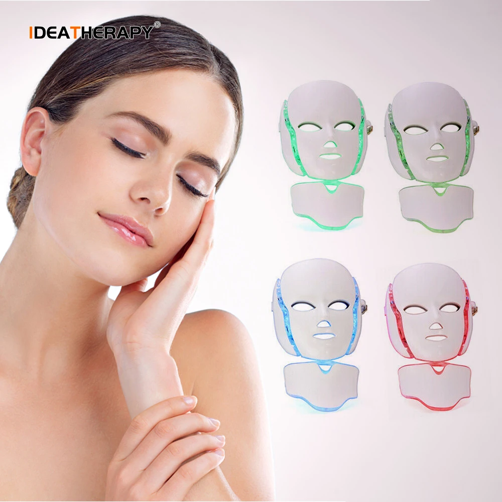 IDEATHERAPY TL50 Led pdt Facial Mask Korean Photon Therapy Face Mask 7 Colors facial beauty SPA Treatment red light therapy