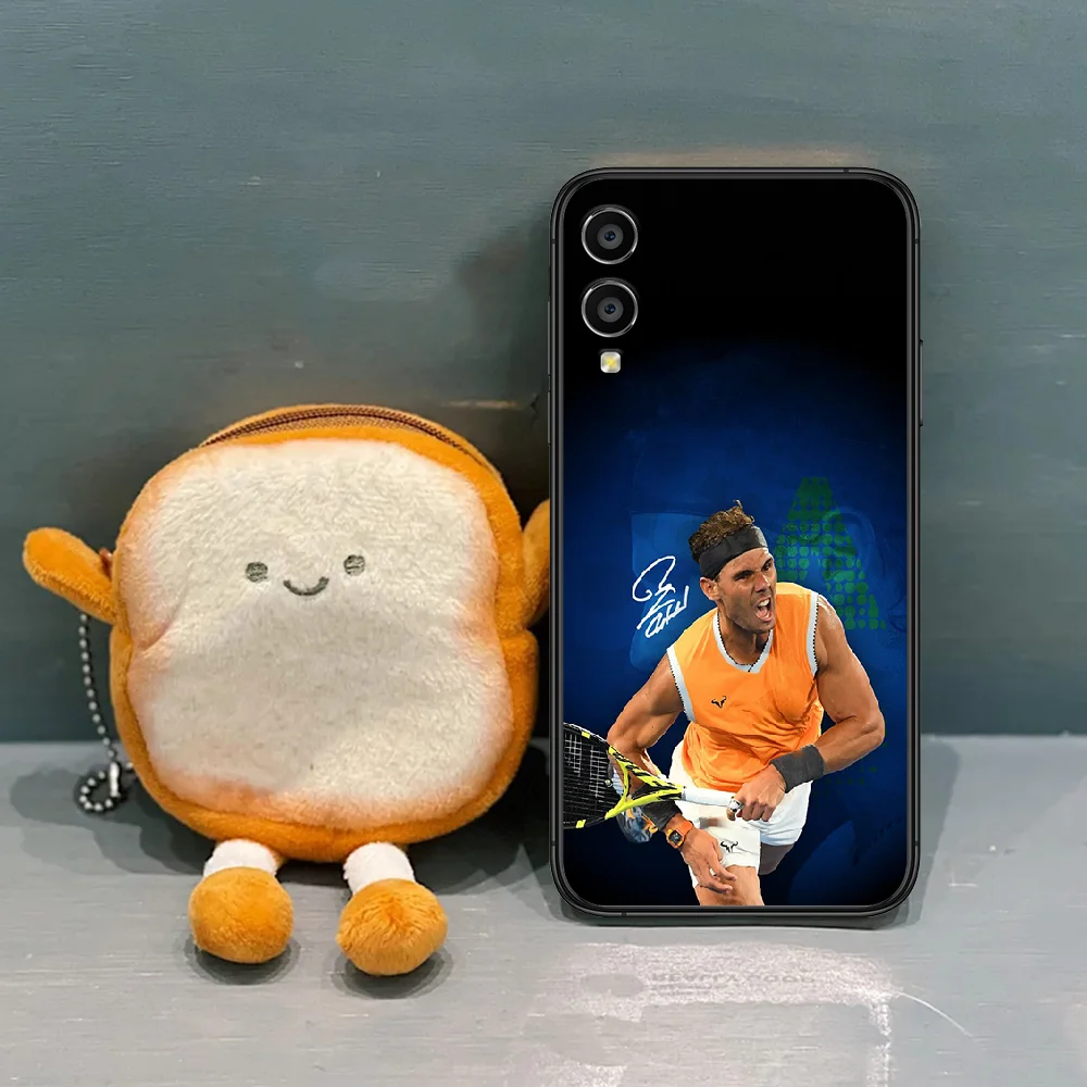 

Tennis Nadal Phone Case Cover Hull For Huawei honor 8 9 10 20 30 X S A i Lite Pro V40 black Shell Painting Hoesjes Silicone