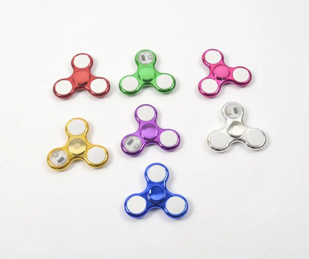 

Night toy Random color Multi-styling colorful Luminous Fidget Spinner Stress Relief Toy Children's novelty toy kids LED toy