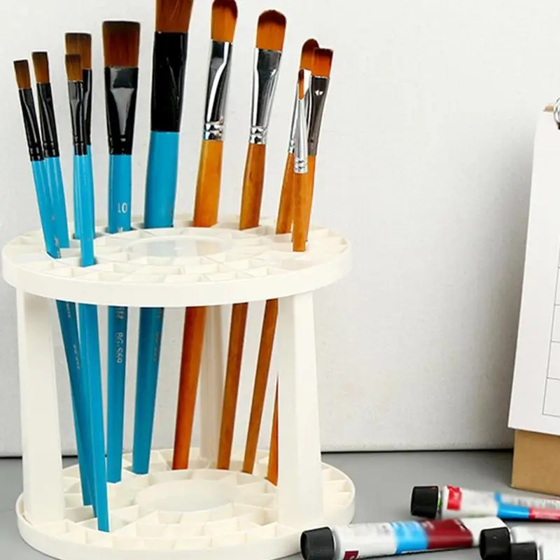 1 Set 49/12 Holes Circular Shaped Pen Holder Diy Assembled Storage Box Multi-Function Placed Brush Art Painting Supplies | Канцтовары
