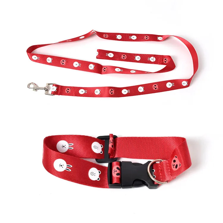 Собачий ошейник и поводок набор выпрямляемый для домашних животных собачий