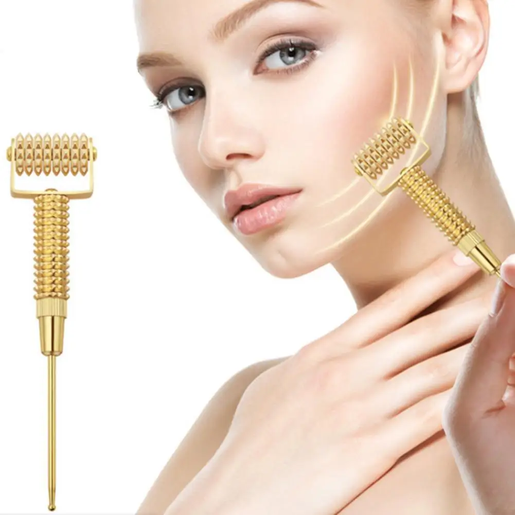 

Face Massager Ear Acupoints Probe Acupuncture Points Needle Probe Tightening Slimming Spring Roller Double Chin Removal