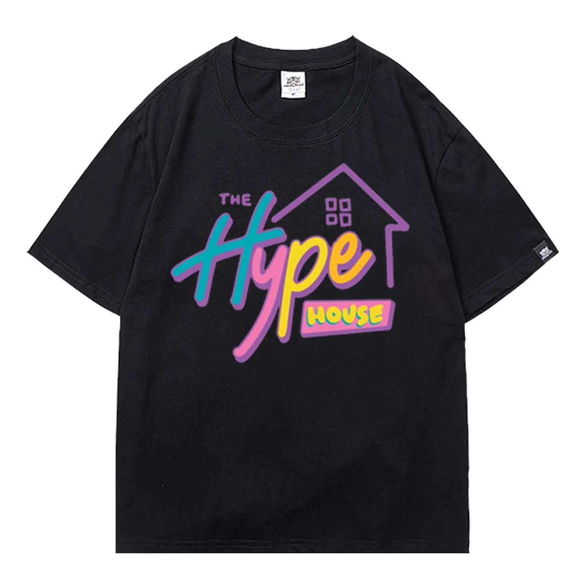 

Hype House Short Sleeve T Shirts 2021 Teens Student Funny Family Look Girl Boy T Shirt Summer Streetwear Harajuku Casual Tops
