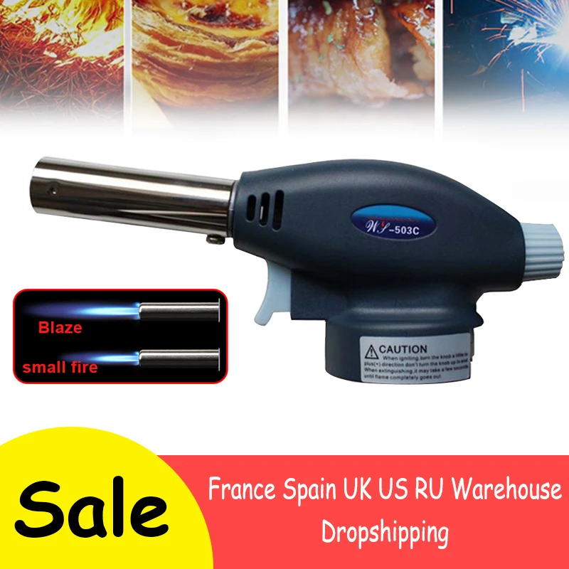 Газовый фонарь пистолет для приготовления пищи пайка Бутан автозажигание