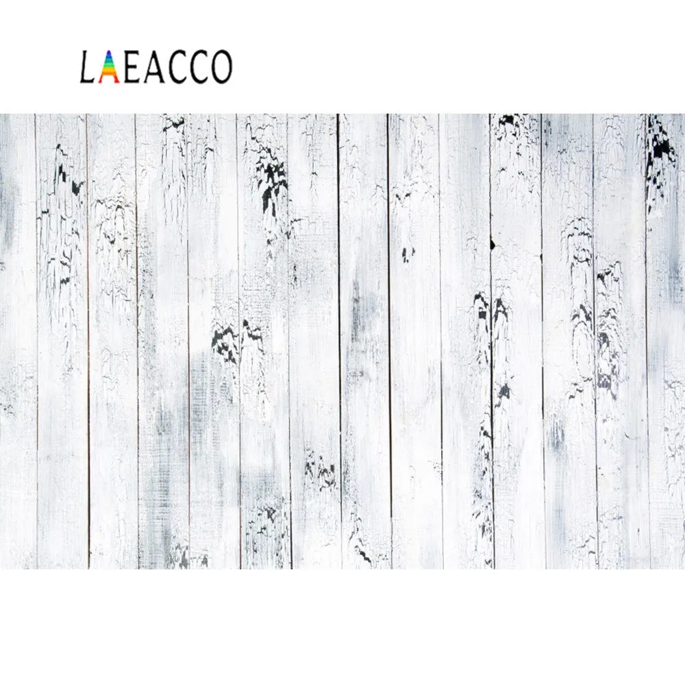 Laeacco серые белые деревянные доски очищенная текстура ПЭТ кукла Портретные Фото