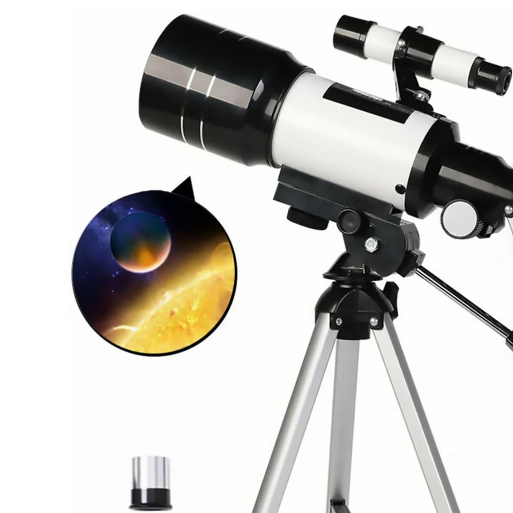 

1 Set Stargazing Telescope Refracting Telescope with Phone Holder Tripod