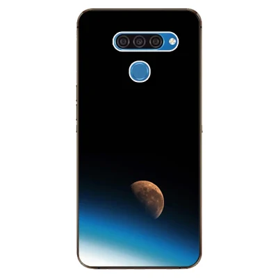 Для LG Q60 чехол роскошный чехол из ТПУ и силикона чехол s для LG K50 Телефон задняя крышка для LG Q 60 Funda Coque для LG V50/V50 ThinQ - Цвет: w1