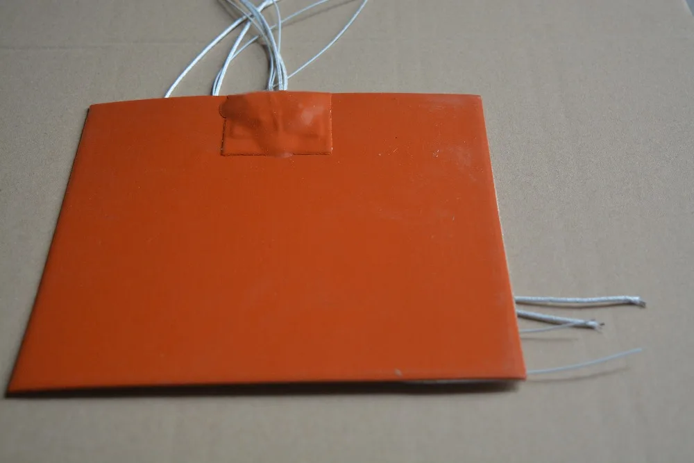 

1PCS Silicone heating pad heater 220V 200W 200mmx200mm for 3d printer heat bed