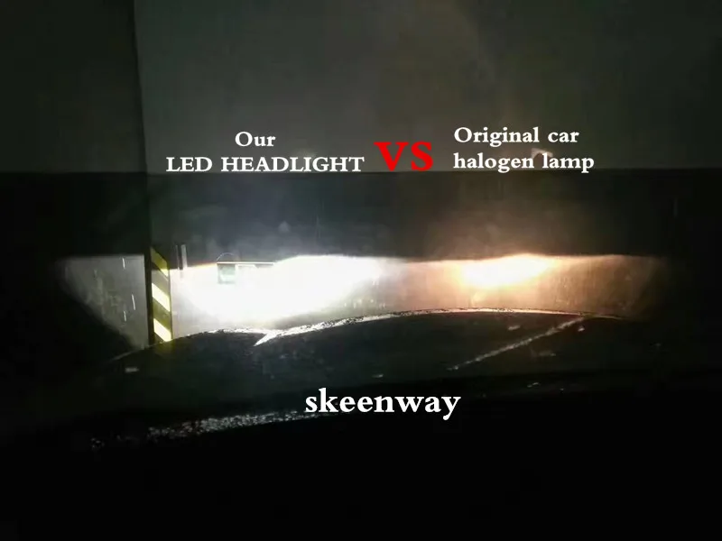 2 шт. огни автомобиля H7 светодиодный H1 H4 H11 9005 9012 D2H лампы с зэс чип 90 Вт 9600LM 6000K H3 H8 H9 9006 880 Авто Противотуманные фары 12V 24V