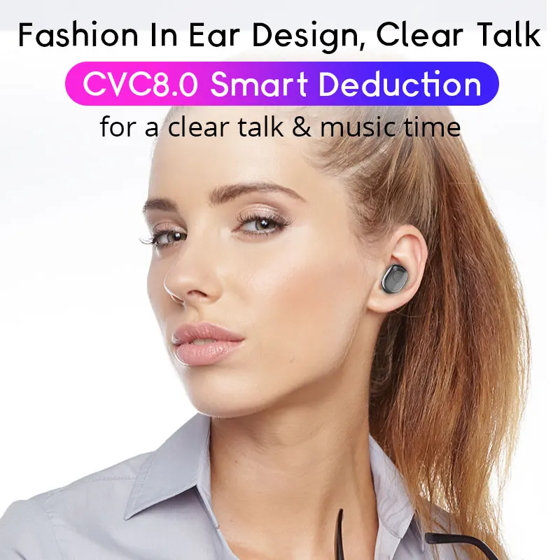 Спортивные Беспроводные наушники TWS Bluetooth 5,0, гарнитура, наушники 3500 мА/ч, зарядный держатель для samsung a50 s8 iPhone 7 Plus Umidigi mi9