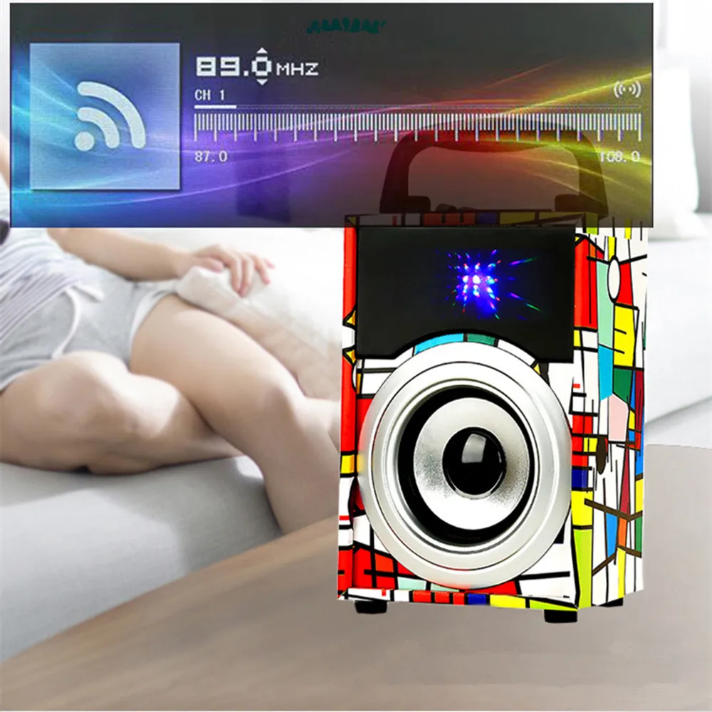 Беспроводная Bluetooth-Колонка HYASIA для детей Портативная колонка со светодиодной