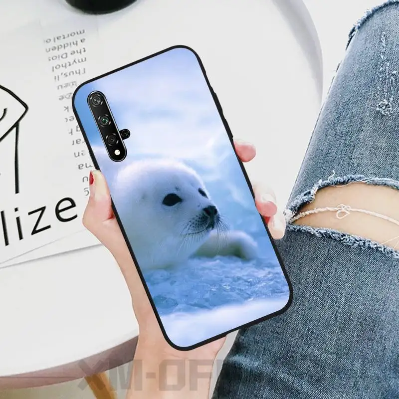 Чехол для телефона LJHYDFCNB белая печать черный мягкий чехол Honor 20 20lite View 7C 8C 7A 8A 10i 20i