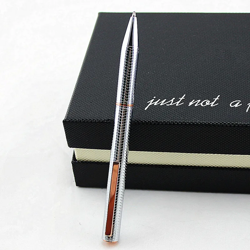 Ретро металлическая шариковая офисная деловая ручка для встречи Мужская