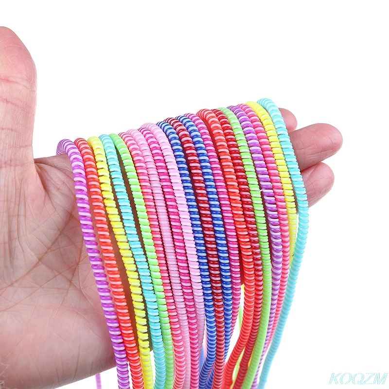 20 шт. протектор кабеля USB зарядка защита передачи данных провода шнура защитная