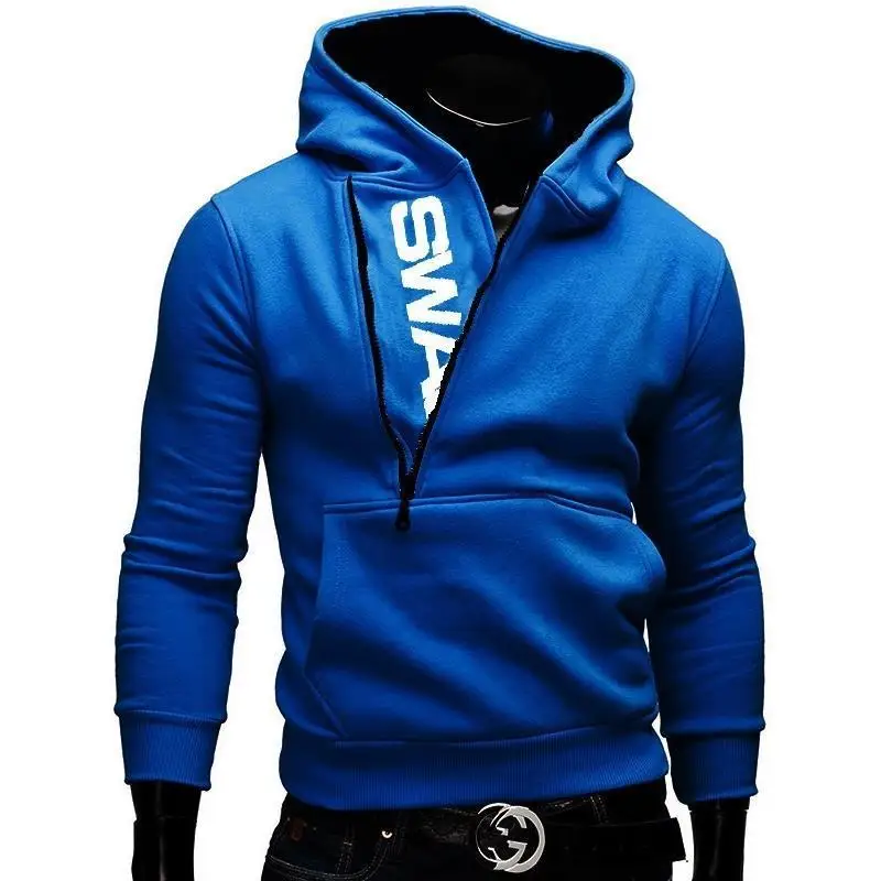 

2020 fashion Original single spring and autumn leisure coat men cardigan hooded student hoodie plus fat size men's slim jacket