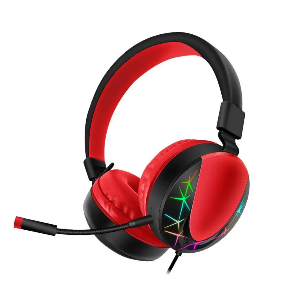 

50% скидка AKZ-021, проводные светящиеся выдвижные динамические наушники RGB для игр