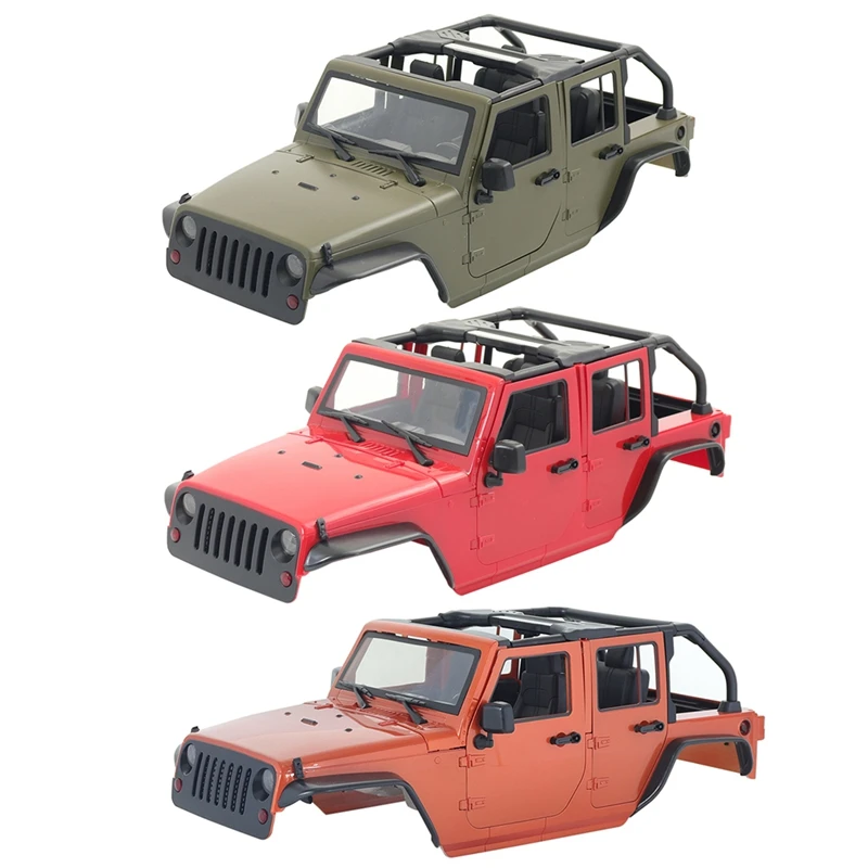 

FBIL-31m Wheelbase Open Car Shell for 1/10 RC SCX10 90046 Jeep Wrangler