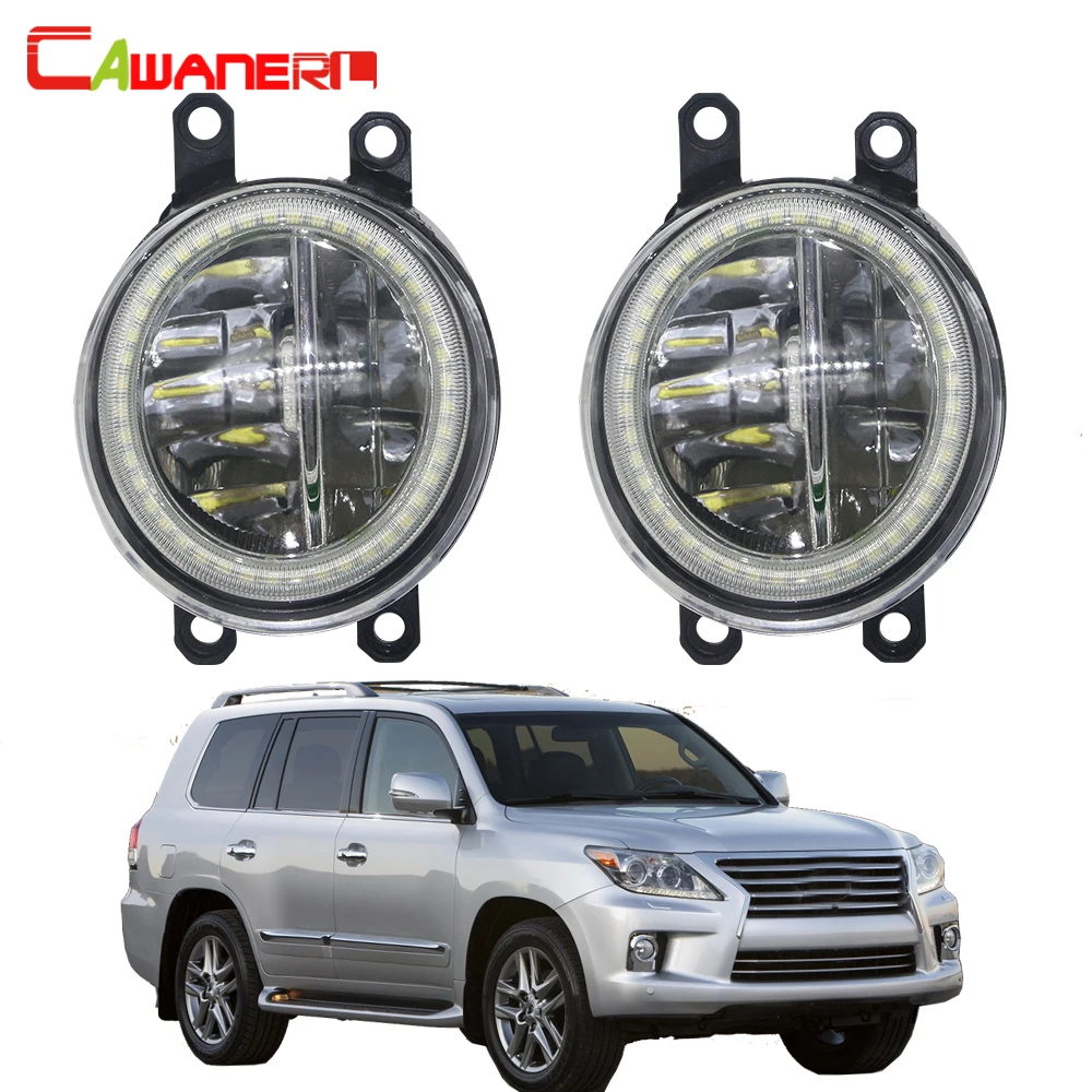Cawanerl для Lexus LX570 2008 2009 2010 2011 автомобиля 4000LM светодиодный лампы Противотуманные