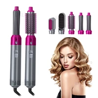 5 in 1 one step hair dryer volumizer rotating hairdryer hair straightener comb curling brush hair dryers for hair styling