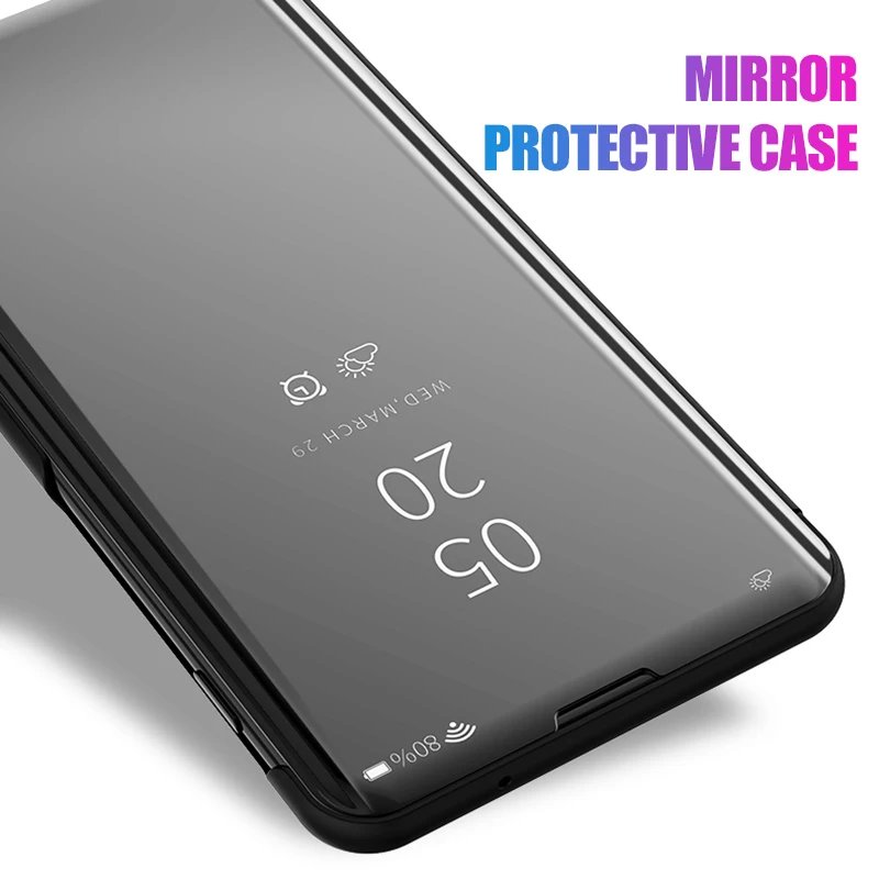 Роскошный зеркальный флип-чехол для xiaomi Redmi Note 7 чехол-подставка redmi note 6 5 pro 4a 6a