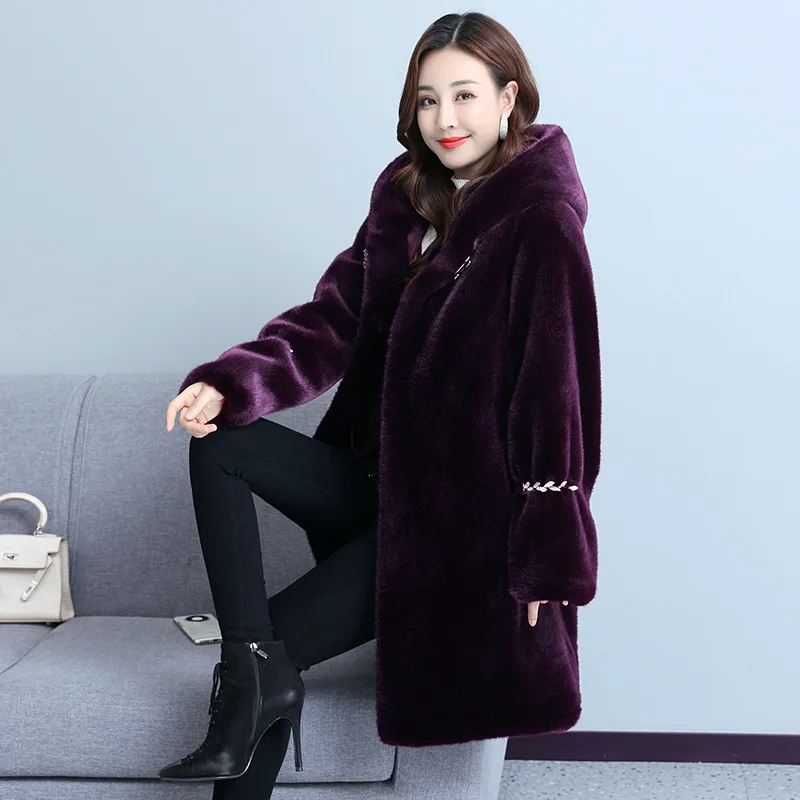 Women real mink coats female mink fur coat genuine long fur coat ladies winter clothes oversize 6xl 5xl 7xl natura fur coats