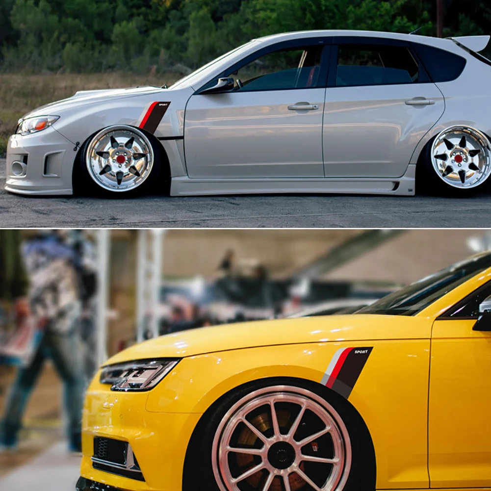 Автомобильная наклейка s и наклейки передняя решетка радиатора полосатая