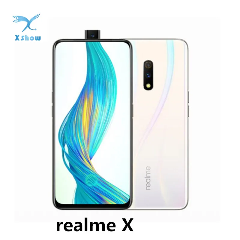 Realme X мобильных телефонов 6 53 &quotAndroid 9 0 2340X1080 48.0MP отпечатков пальцев Snapdragon 710 4