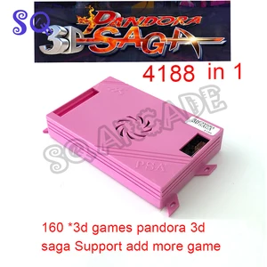 Pandora 3D Сага 4188 в 1 аркадная игра настольная 160 3d игра Домашняя версия поддержка онлайн загрузка больше игр материнская плата