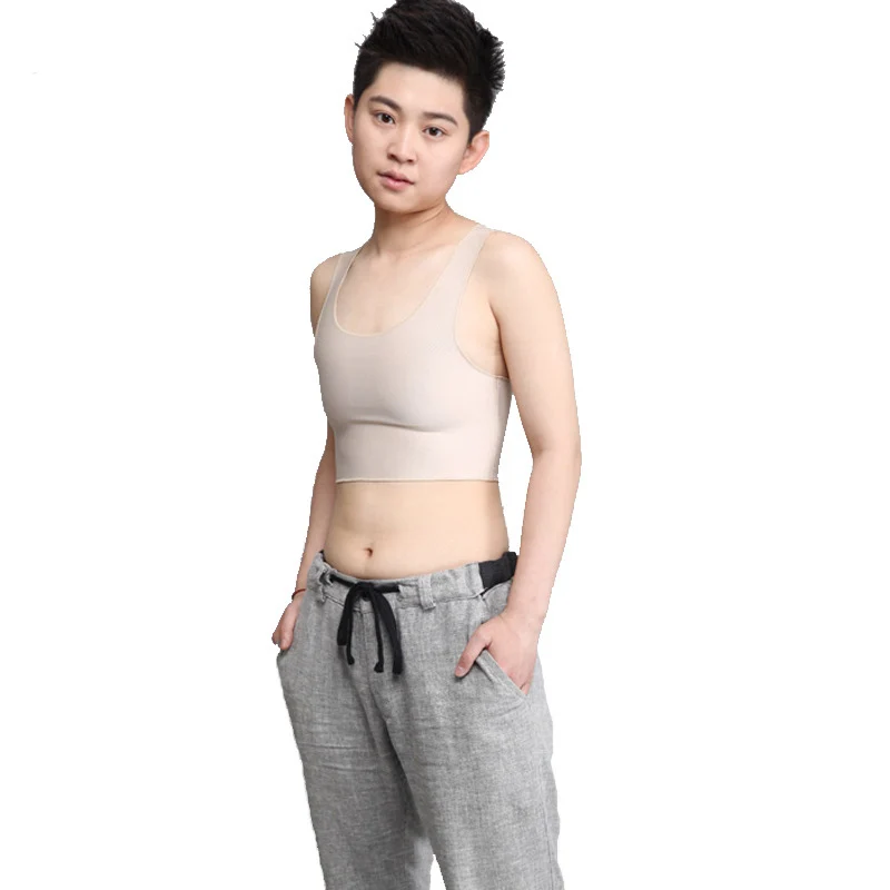 HaleyChan бесшовное нижнее белье полуобхват груди для Tomboy трансгендер лесбиянок Ftm