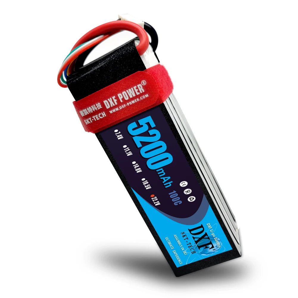 2020 dxf lipo батарея 6s 222 v 5200mah 100c max 200c игрушки и х