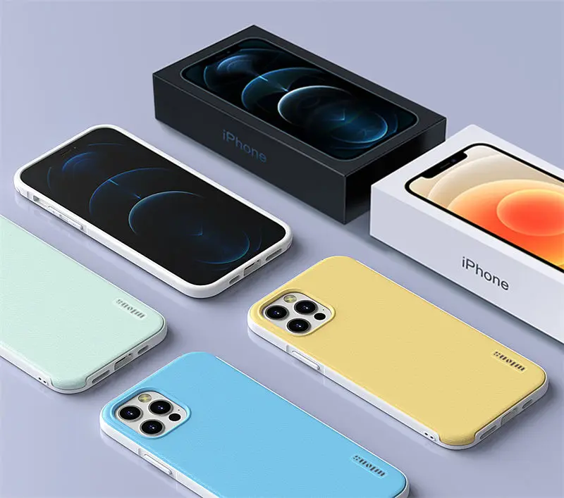 

Denfender II Matte Candy Color Shockproof Phone Case For iPhone 12 Mini 11 Pro Max XR XS Max X Soft TPU Edge