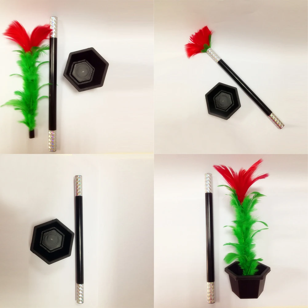 1 комплект Волшебная палочка цветок Волшебный реквизит большой цветочный горшок