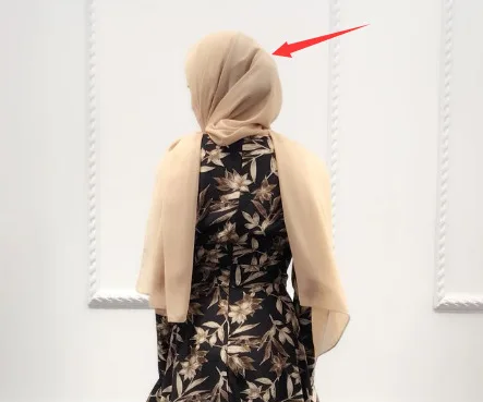 Abaya мусульманский кафтан с черным принтом рукавами фонариками завышенной талией