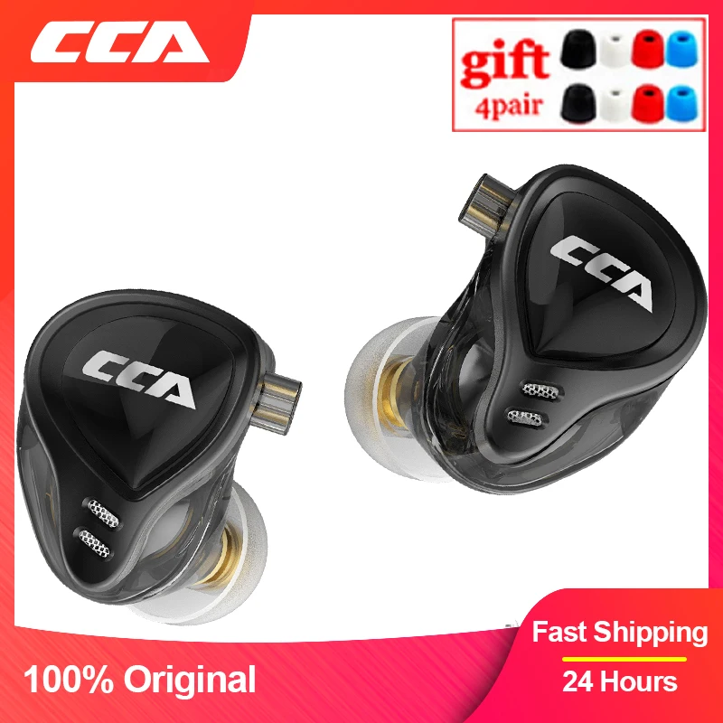 

CCA CA16pro Units Earphones 7BA+1DD Dynamic hybrid Earbuds HiFi Bass Sport Headset Noise Cancelling in Ear Monitors