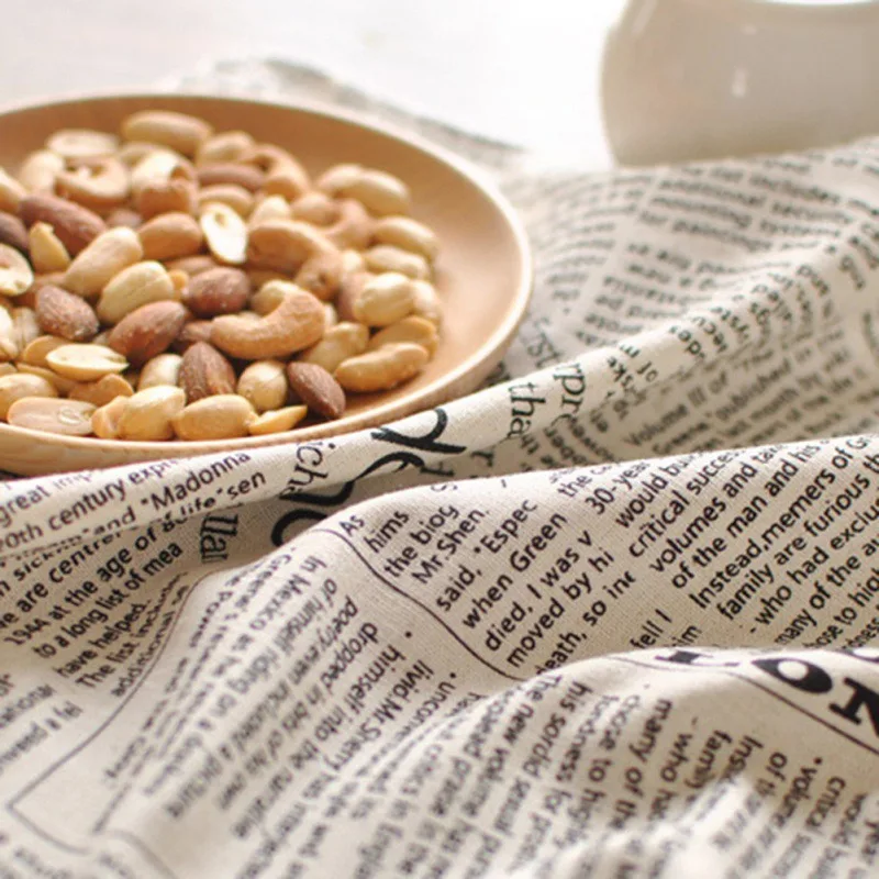 Английский газетный стиль ретро салфетка Скатерть Салфетка Фотофон ткань чайное