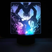 anime black clover colorful two tone acrylic table light figure asta two tone led lamp for birthday gift bedroom decor