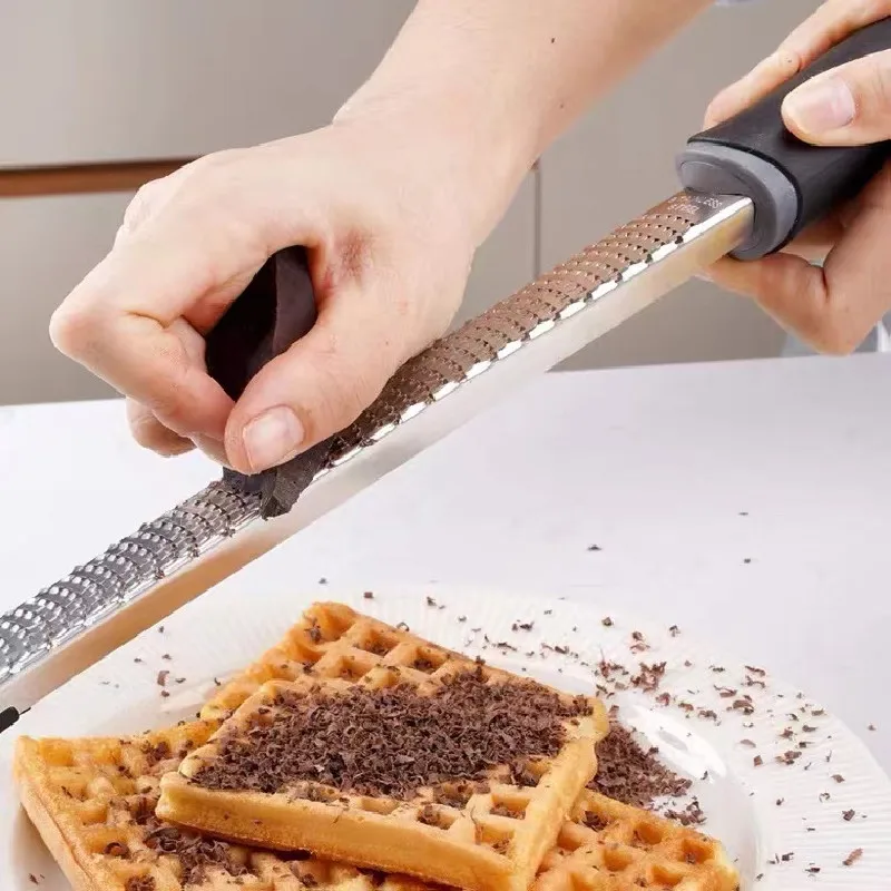 

Citrus Lemon Zester & Cheese Grater-Parmesan Cheese, Lemon, Ginger, Garlic, Nutmeg, Chocolate, Vegetables, Fruits, Kitchen Tools