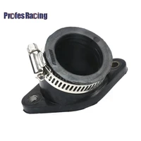 motorcycle carburetor rubber adapter inlet intake pipe for kayo t2 t4 cb250 pit bike dirt bike motocross modified pwk 28 30mm