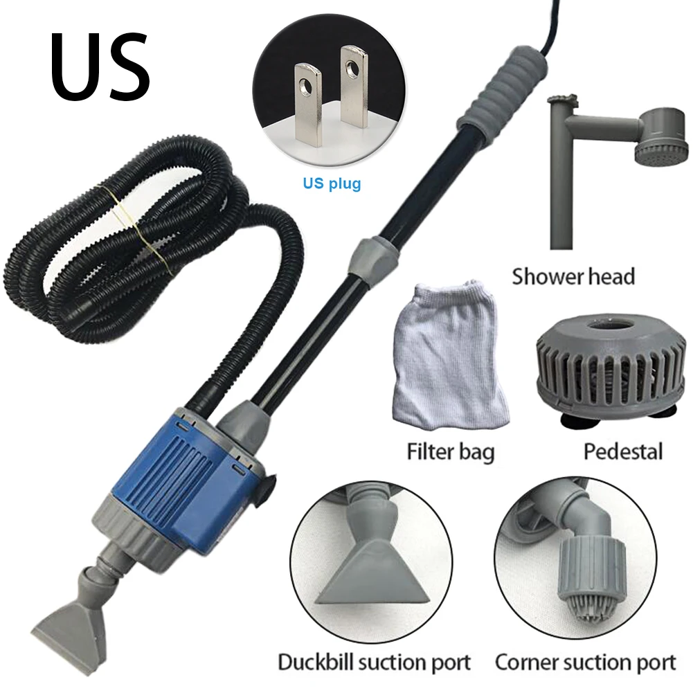 Домашние электрические автоматические аксессуары 20 Вт 110 В очиститель гравия