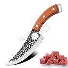Охотничьи ножи, нож из нержавеющей стали с домкратом, нож мясника для кухни, ножи для готовки