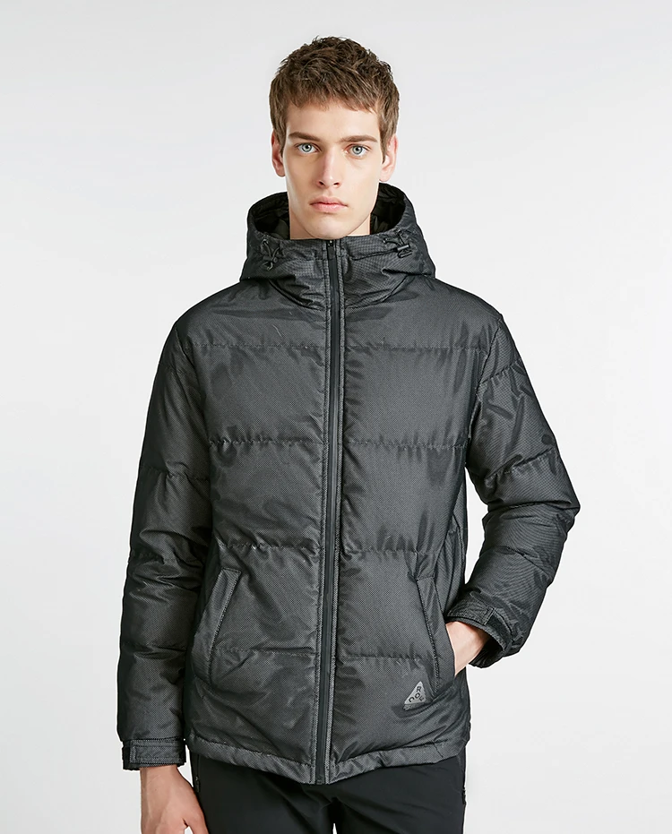 Jack Jones мужской с капюшоном Теплый пуховик Короткая куртка мужская | 218412538