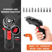 usb portable charging electric screwdriver with battery household straight and pistol electric screwdriver power tools