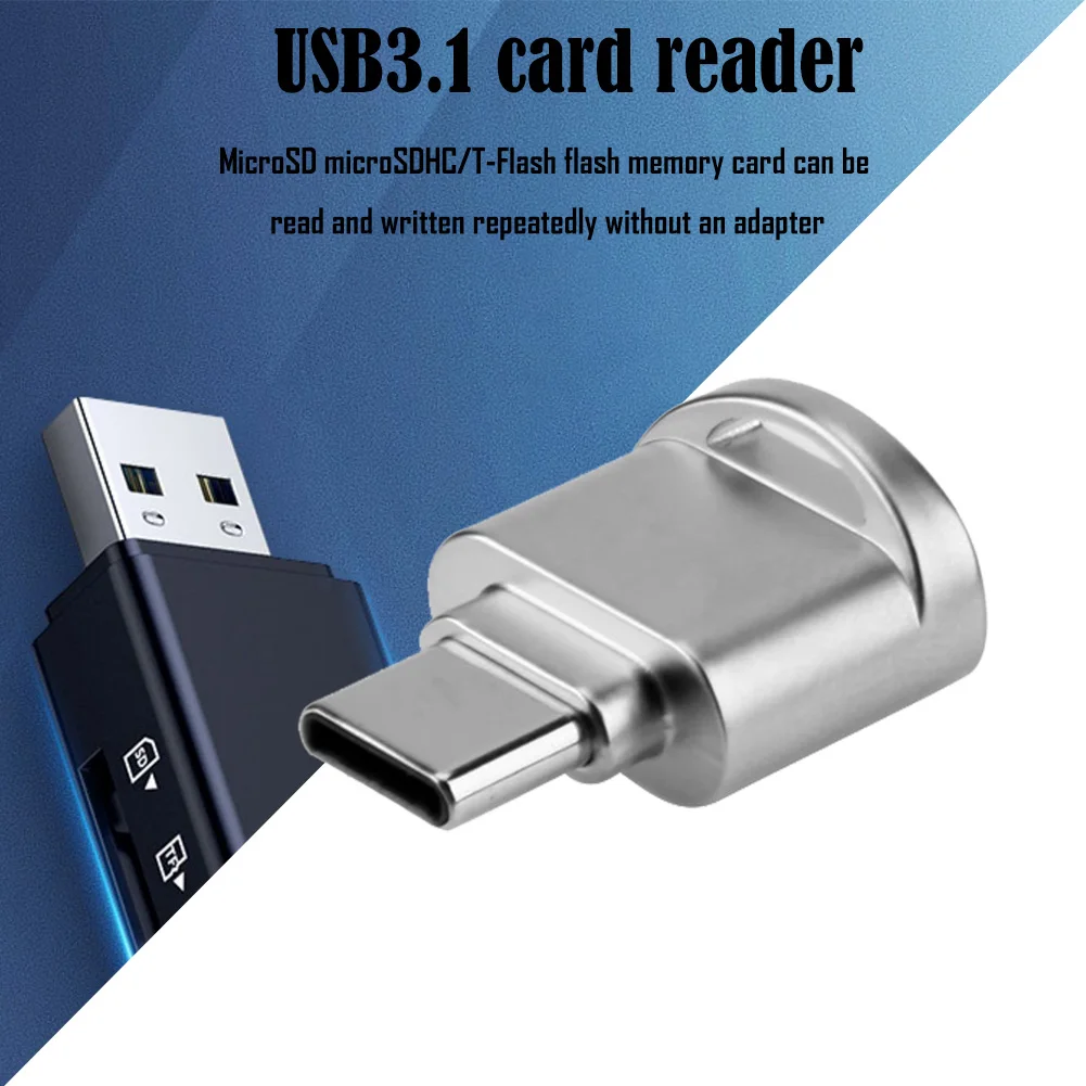 Портативный кардридер USB 3 1 Type C адаптер OTG для TF Micro SD Type-C Samsung Macbook Huawei OPPO |