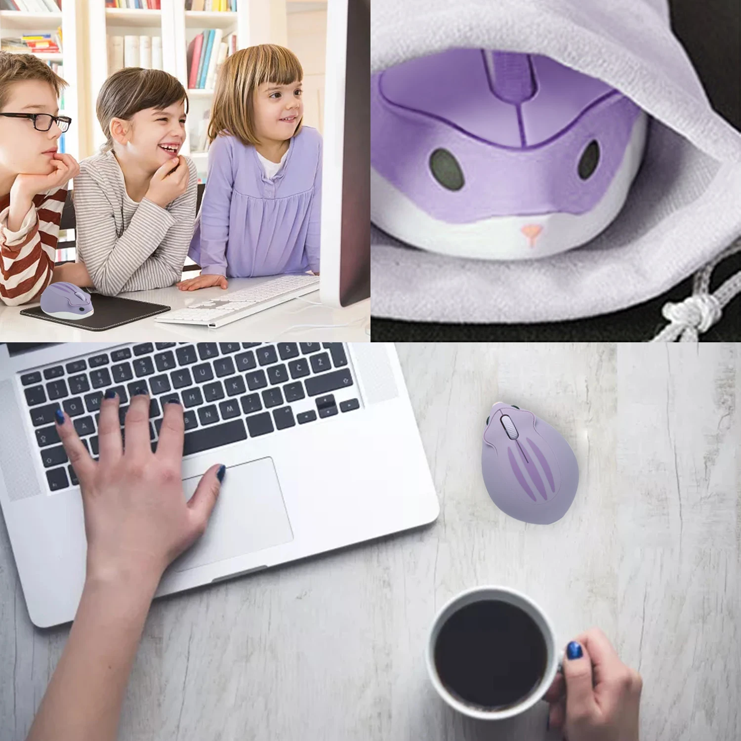 Беспроводная эргономичная мини-мышь 2 4 ГГц | Компьютеры и офис