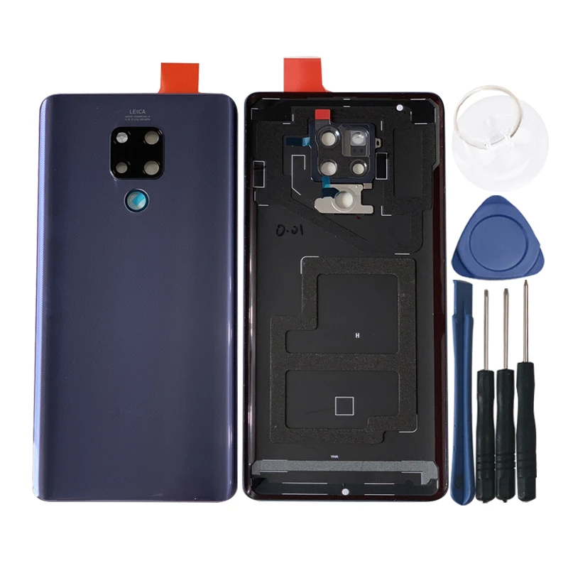 M& Sen для 7," huawei mate 20 X стеклянный чехол-накладка на заднюю батарею+ рамка для камеры+ стекло+ вспышка для mate 20X инструменты