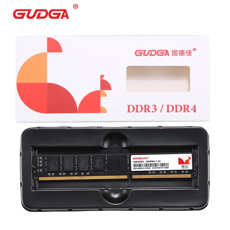 gudga memory ram ddr3 4gb 8gb memoria ram pc ddr3 1600mhz ram for desktop computer memoria ram ddr3 1 5v 240pin desktop ram free global shipping