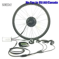 someday 36v48v500w electric bicycle snow bike conversion kit whole waterproof cable front wheel hub motor with lcd6 display