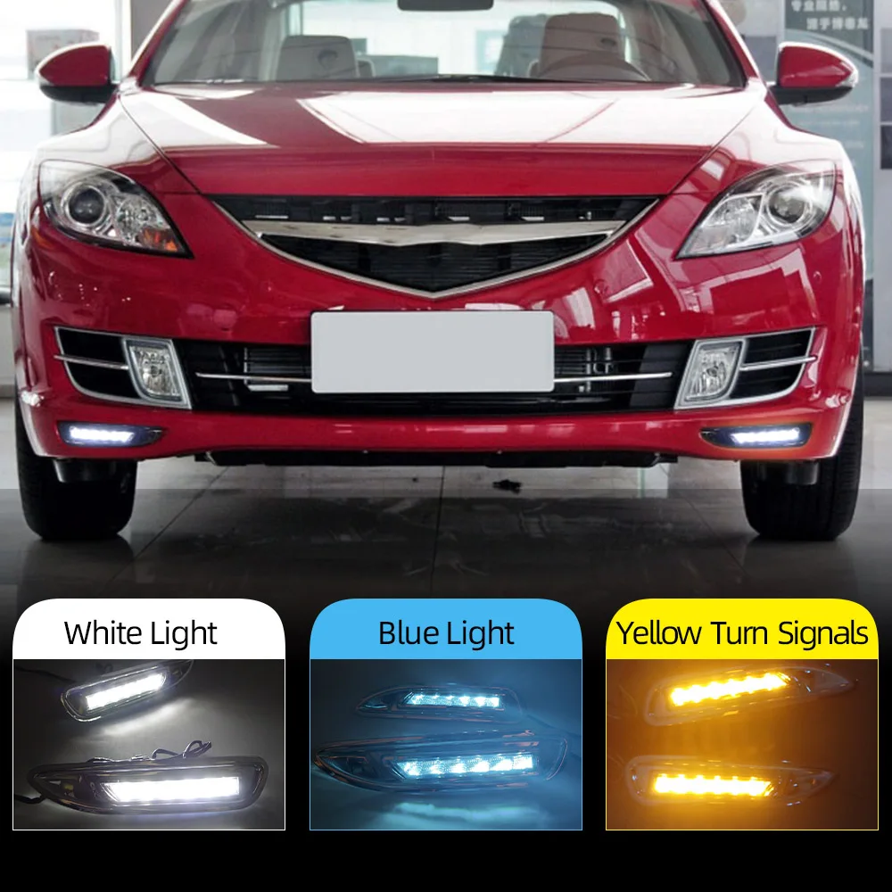 Дневные ходовые огсветильник для Mazda 6 Mazda6 2008 2009 2010 1 комплект|led daylight car|daylight cardaytime