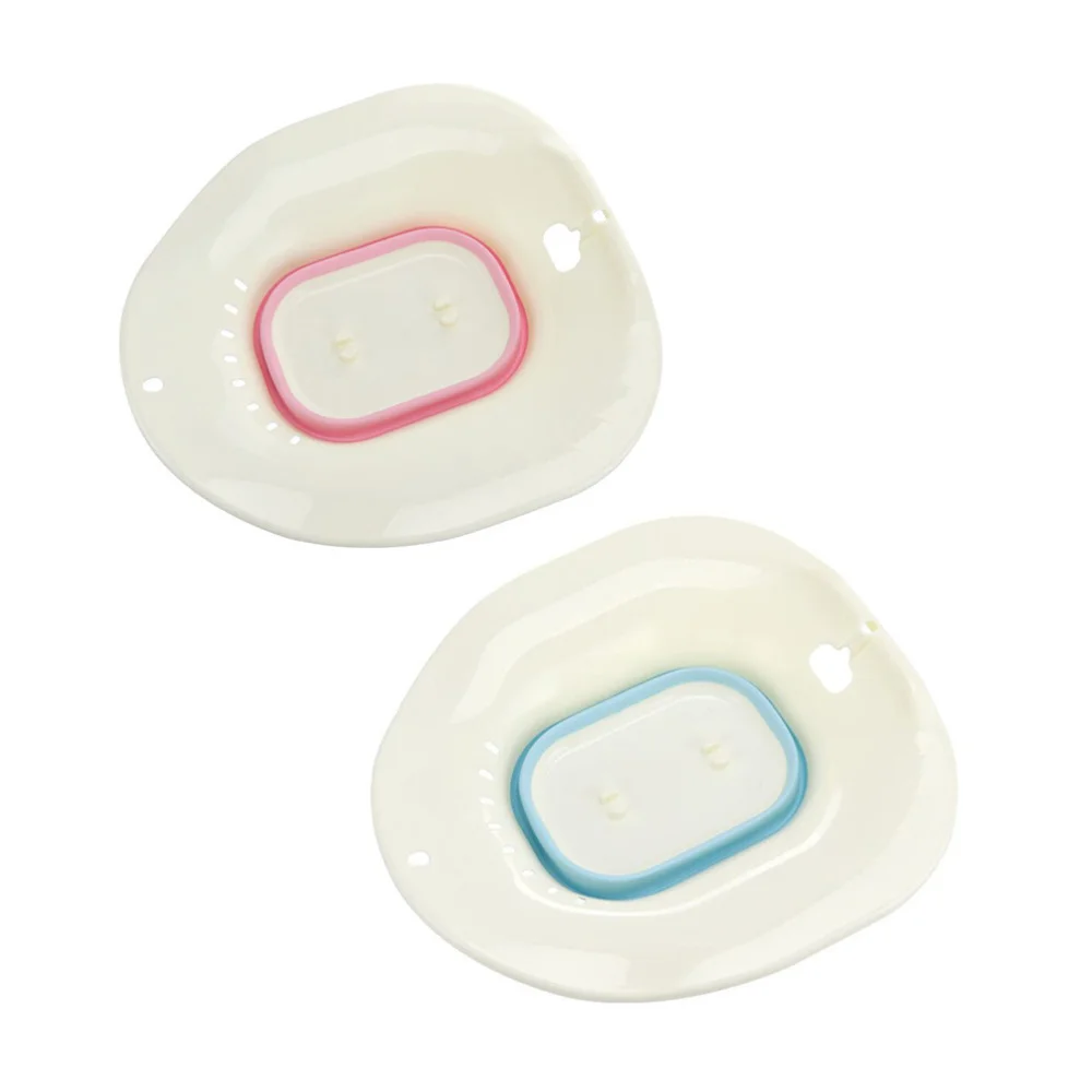 

2 Sets Collapsible Toilet Seat Sitz Bath Practical Sitz Bath Sturdy Sitz Bath